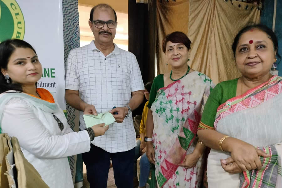 Old Age Home visit on 75th Independence Day