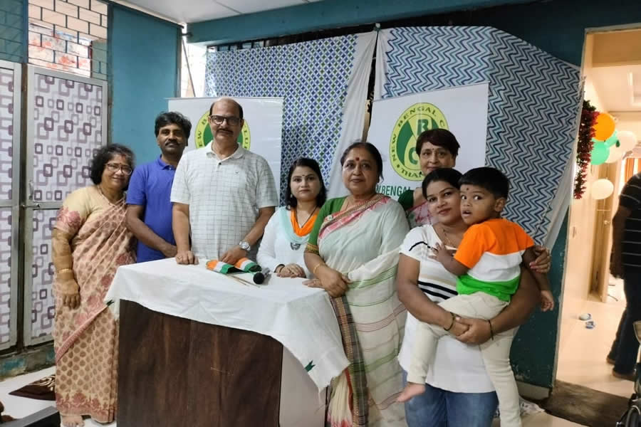 Old Age Home visit on 75th Independence Day