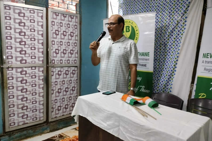 Old Age Home visit on 75th Independence Day