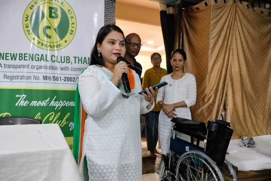 Old Age Home visit on 75th Independence Day